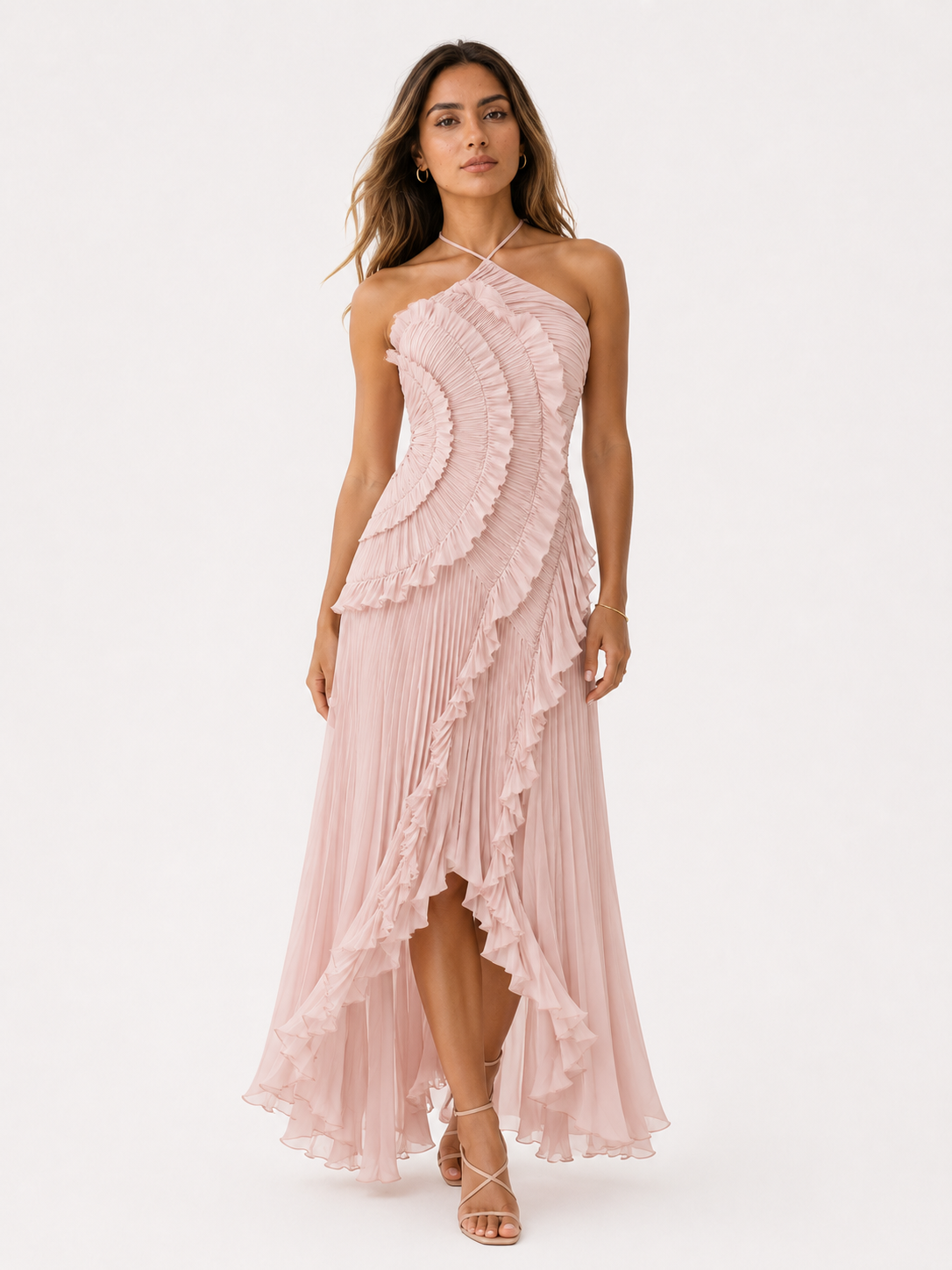 Bravielle | Romantisk lejlighedskjole - Rosa - Tøj > Kjoler - {{ product_tags }