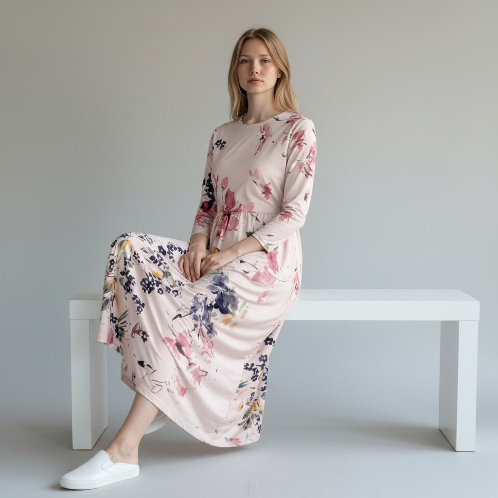 Brianna | Elegant Blomsterkjole