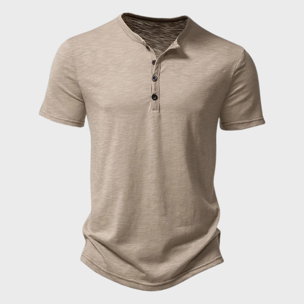 TOM | Herreskjorte - Komfort og stil til enhver lejlighed - Khaki - men's fashion - {{ product_tags }