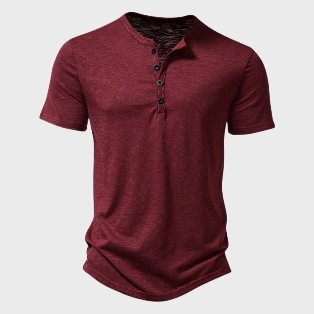 TOM | Herreskjorte - Komfort og stil til enhver lejlighed - Vinrød - men's fashion - {{ product_tags }