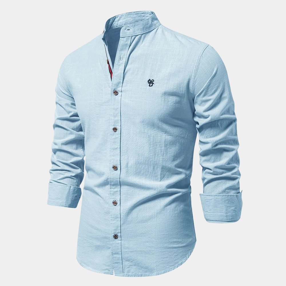 Oliver | Moderne herreskjorte - Stil og komfort omdefineret - Lys blå - Oliver | Moderne herreskjorte - Stil og komfort omdefineret- €25 - {{ product_tags }