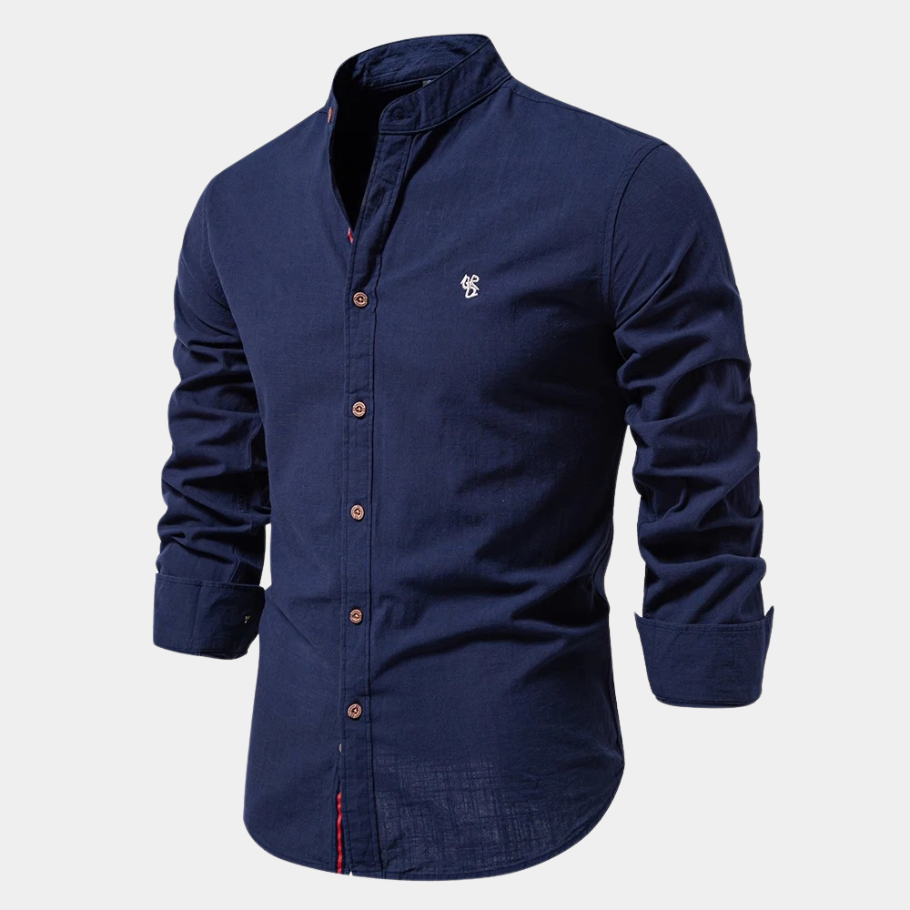 Oliver | Moderne herreskjorte - Stil og komfort omdefineret - Marineblå - Oliver | Moderne herreskjorte - Stil og komfort omdefineret- €25 - {{ product_tags }
