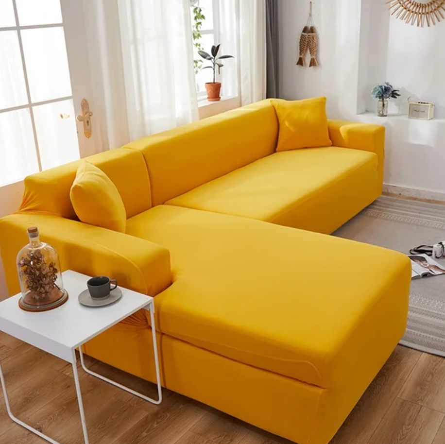 SofCove - vaskbart betræk med forlænget levetid, vandafvisende, elastisk - Gul - house & garden - {{ product_tags }