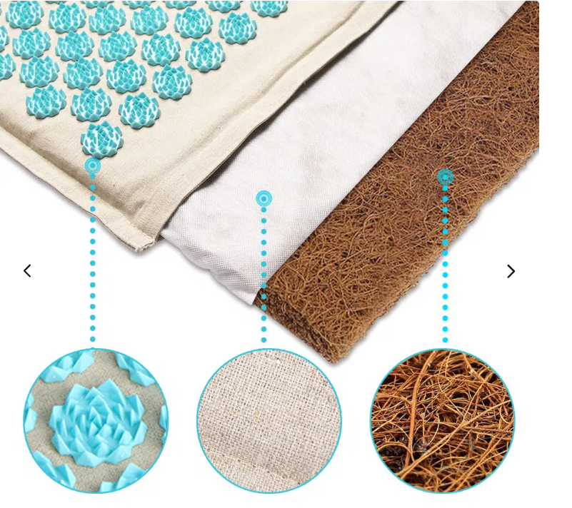 Akupressurmåtte & Pudesæt - 5500 Tryklinjepunkter - - Wellness - {{ product_tags }