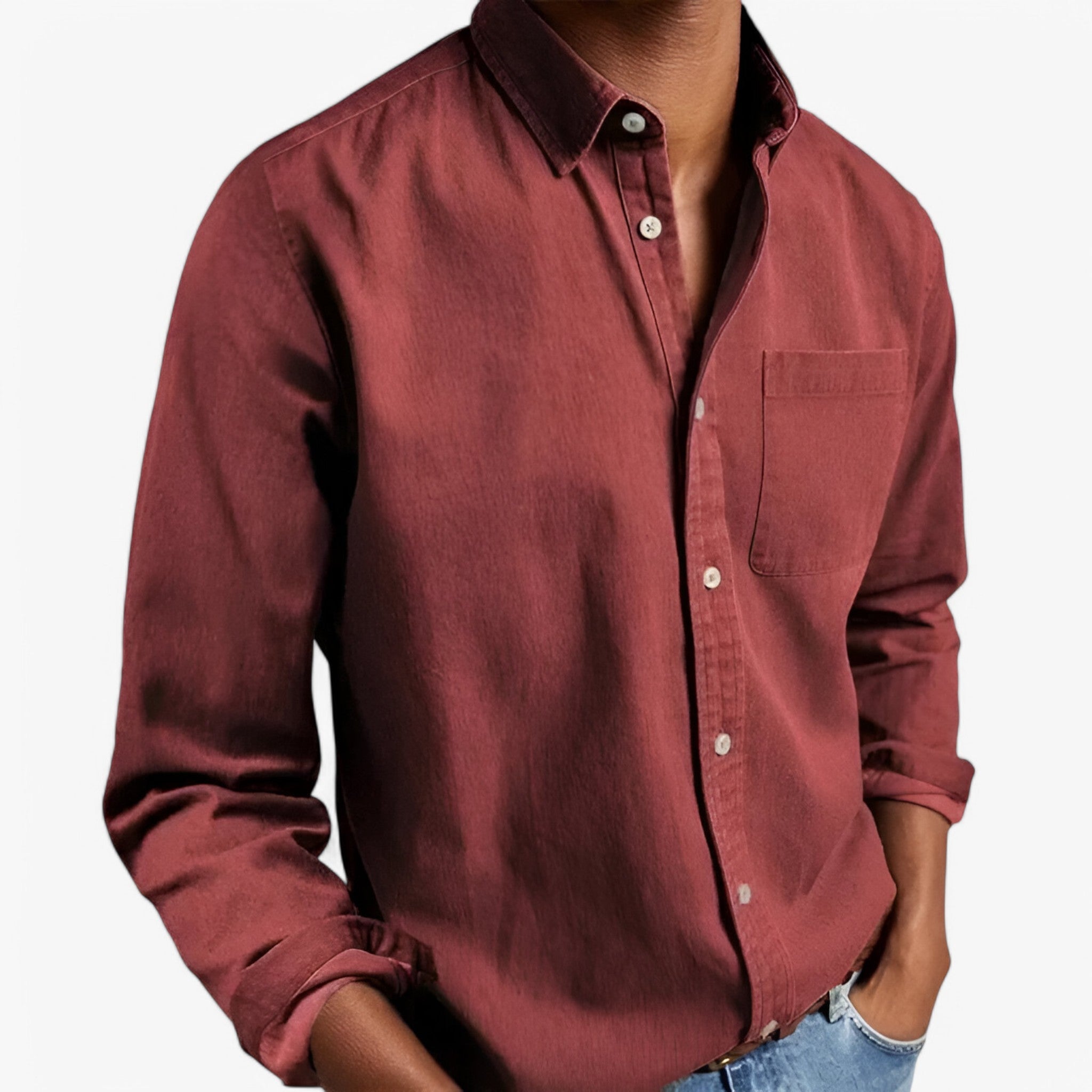 Rafael | Cargo skjorte - Elegant og holdbar - Rød - men's fashion - {{ product_tags }