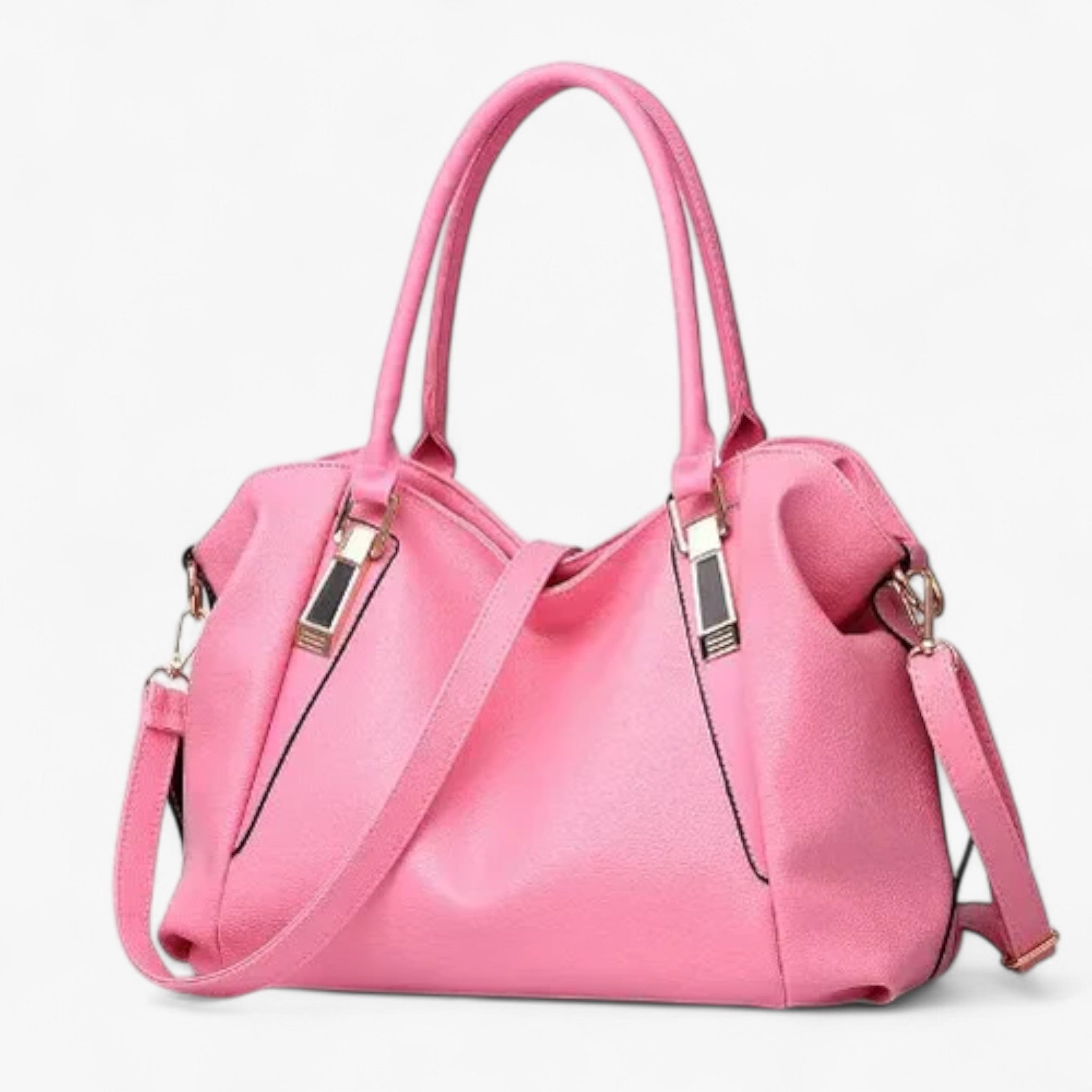 ELS - Læderpung i forskellige farver til kvinder - Rosa - bags - {{ product_tags }