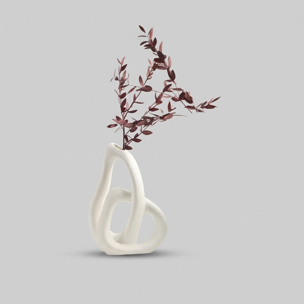 Tidløs Keramikvase - Minimalistisk Boligindretning - - Home Decor - {{ product_tags }