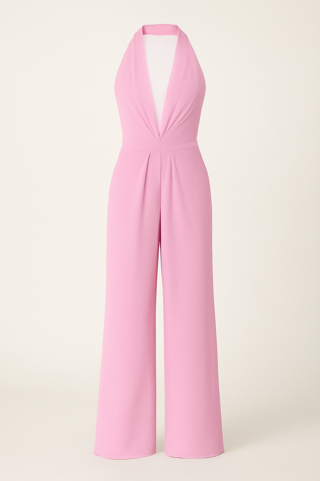 Sadie - Elegant jumpsuit med amerikansk halsudskæring og bredbejnede bukser - Lyserød - Sadie - Elegant jumpsuit med amerikansk halsudskæring og bredbejnede bukser - €25 - {{ product_tags }
