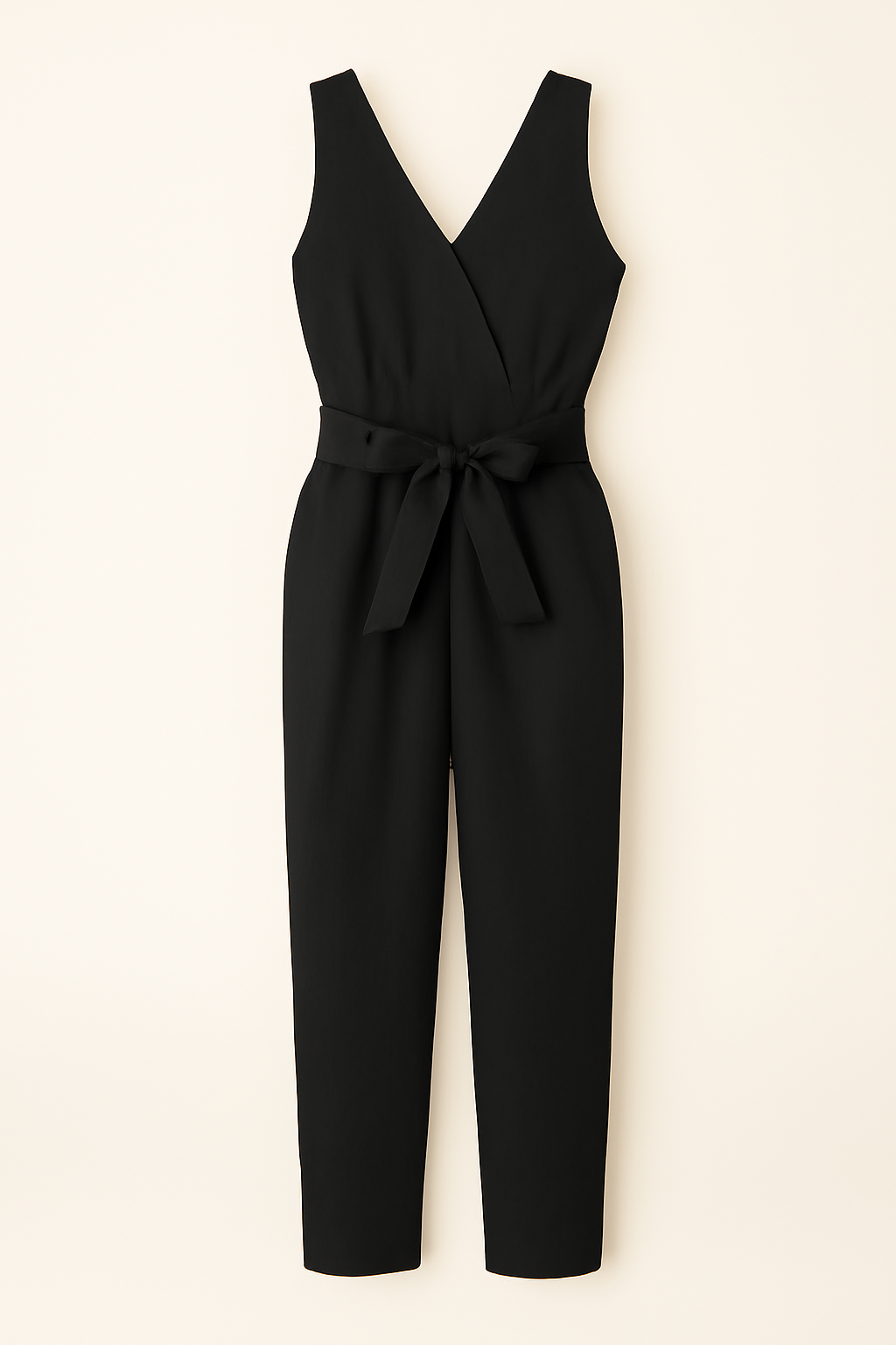 Irene | Elegant, benhøjet, ærmeløs buksetrøje - Sort - Irene | Elegant, benhøjet, ærmeløs buksetrøje - €25 - {{ product_tags }