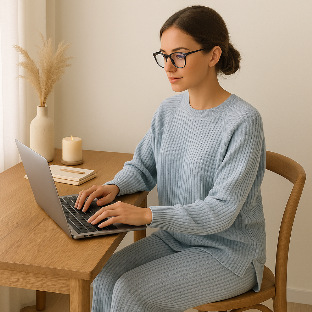 Eliza | Hyggeligt ribbet loungesæt - - women's fashion - {{ product_tags }