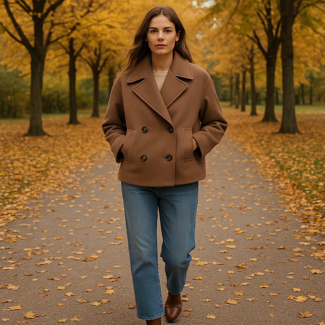 Estelle | Kort uldfrakke – Elegant varme - - women's fashion - {{ product_tags }