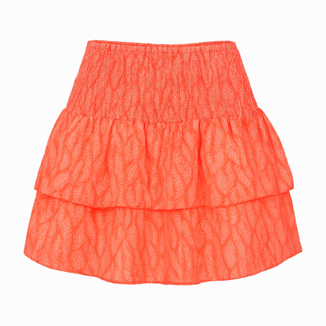 Savannah | Boho-Miniröcke mit hoher Taille - Orange - women's fashion - {{ product_tags }