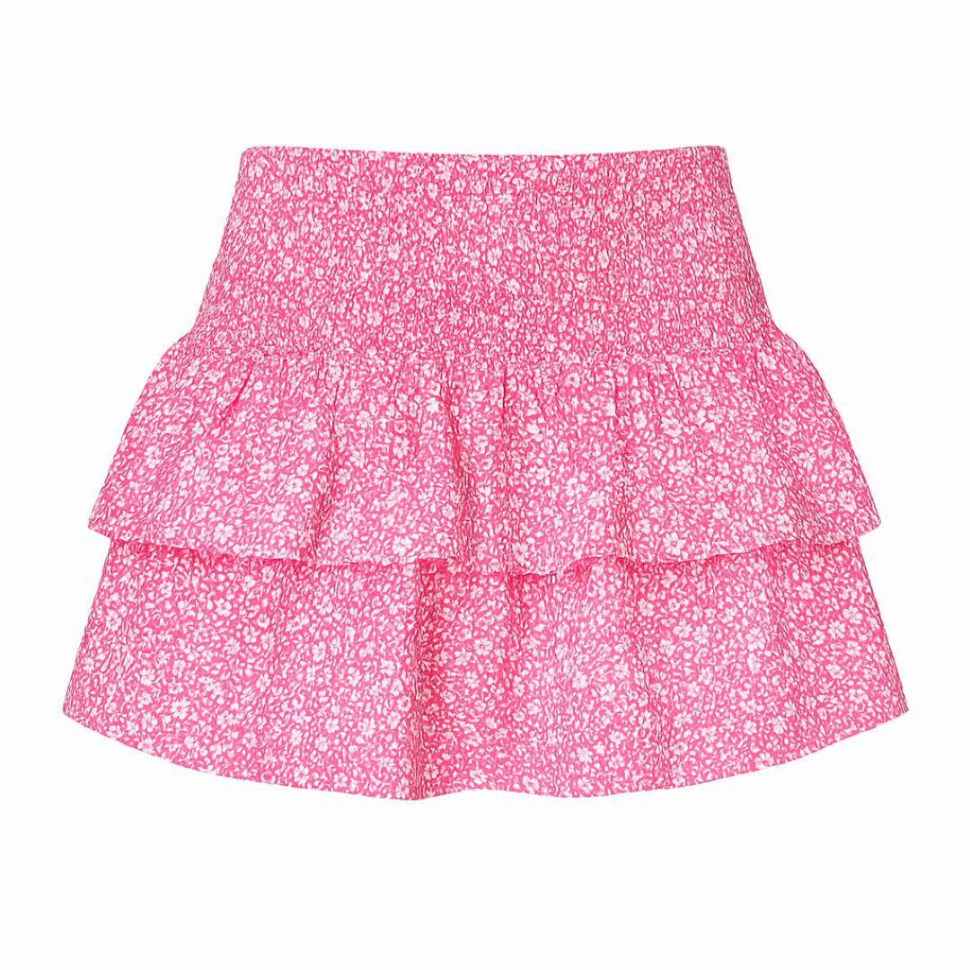 Savannah | Boho-Miniröcke mit hoher Taille - Lys rosa - women's fashion - {{ product_tags }