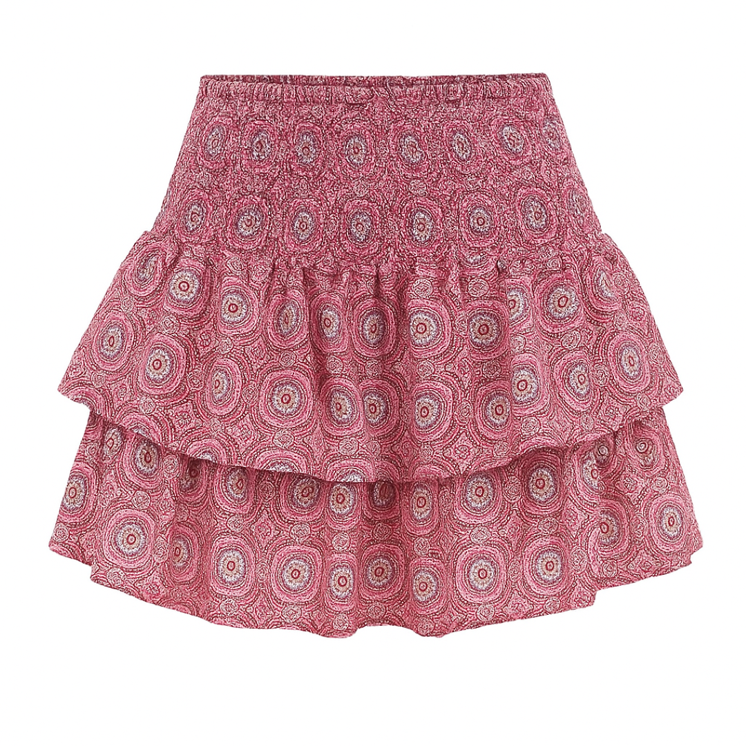 Savannah | Boho-Miniröcke mit hoher Taille - Rosa - women's fashion - {{ product_tags }
