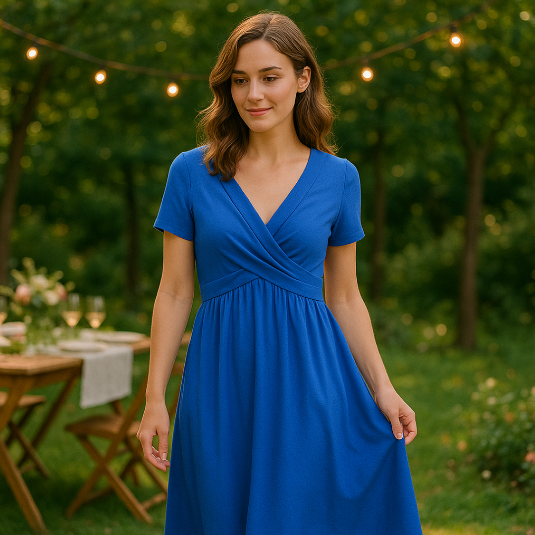 Dalia | Lockeret Wickelkjole: enkel elegance til enhver lejlighed - - women's fashion - {{ product_tags }