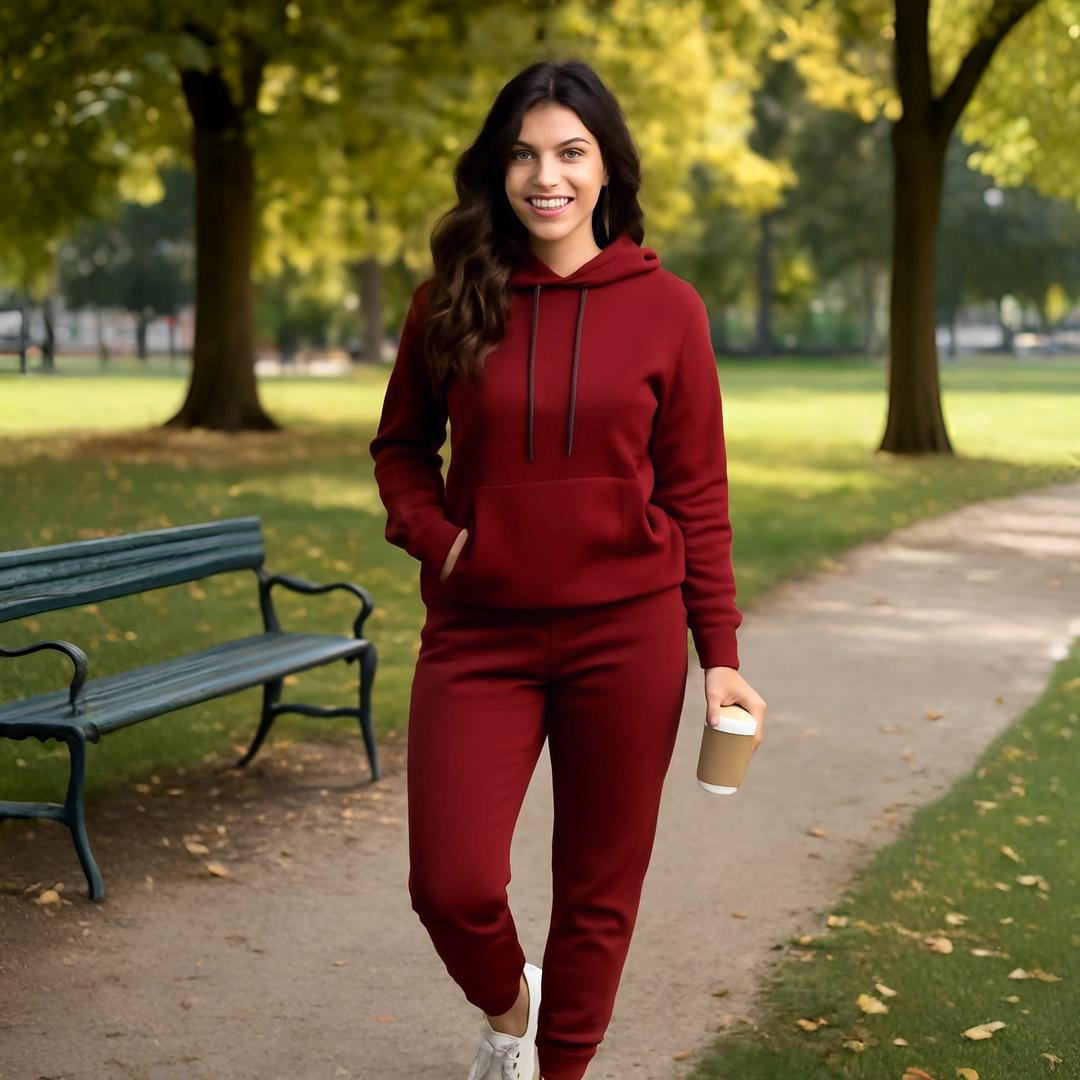Annika | Sæt med hættetrøje og glitrende elementer - - women's fashion - {{ product_tags }