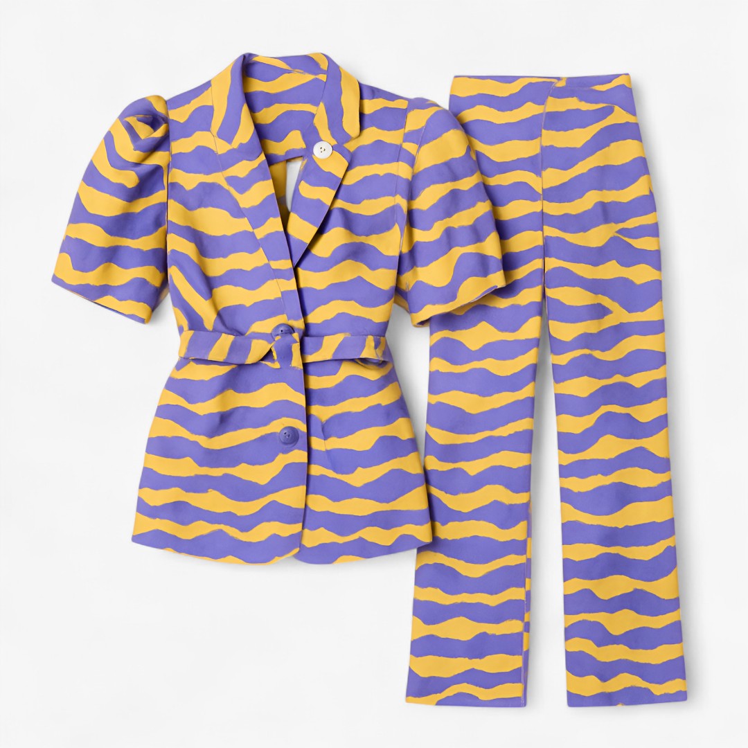 Beatrix | Solara-sæt – Farver, der lyser hver dag op - Pink med Gult - women's fashion - {{ product_tags }