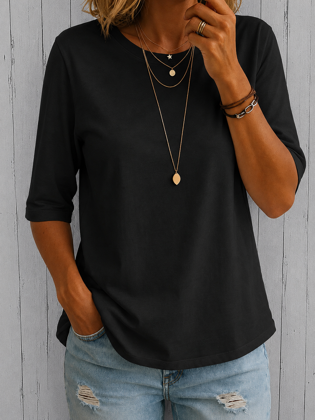 Calvera | Essentiel Komfort T-shirt