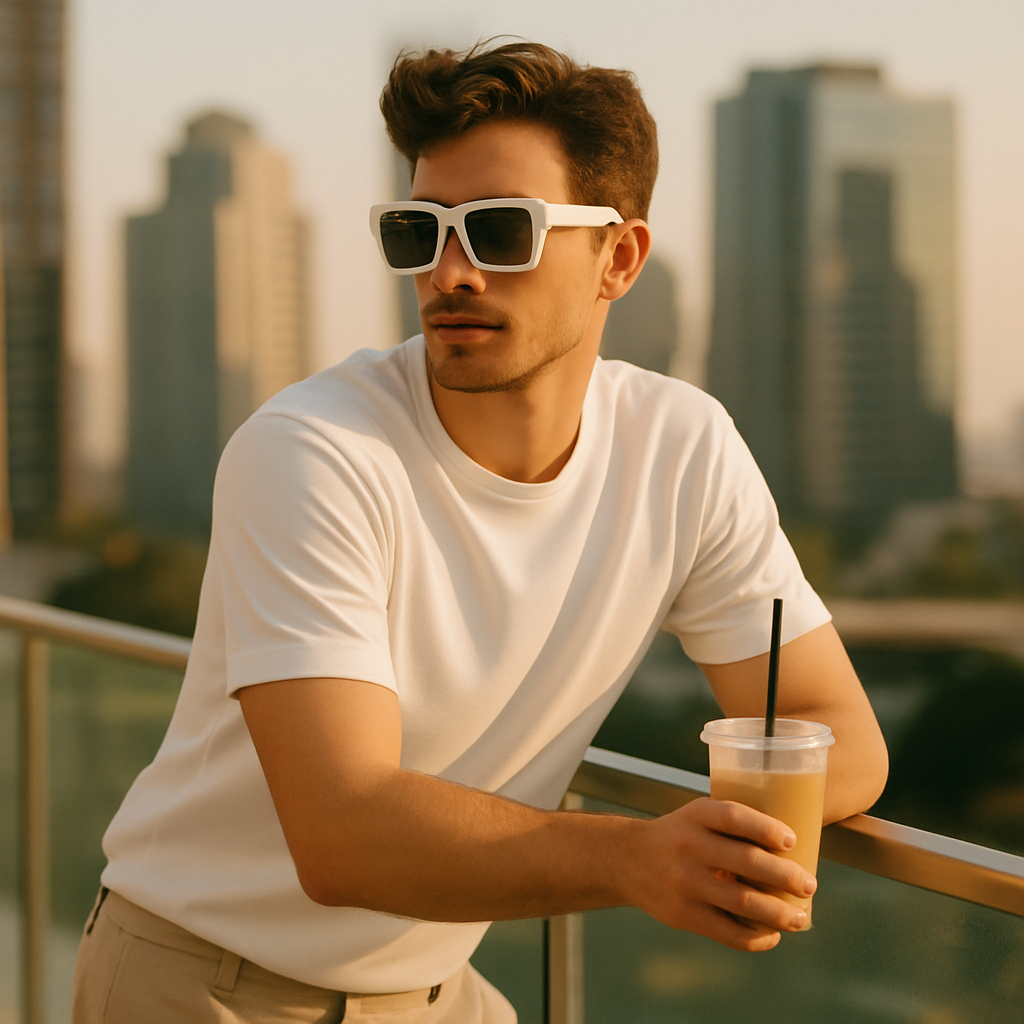 Porto | Solbriller mand stil punk UV400 - - men's fashion - {{ product_tags }