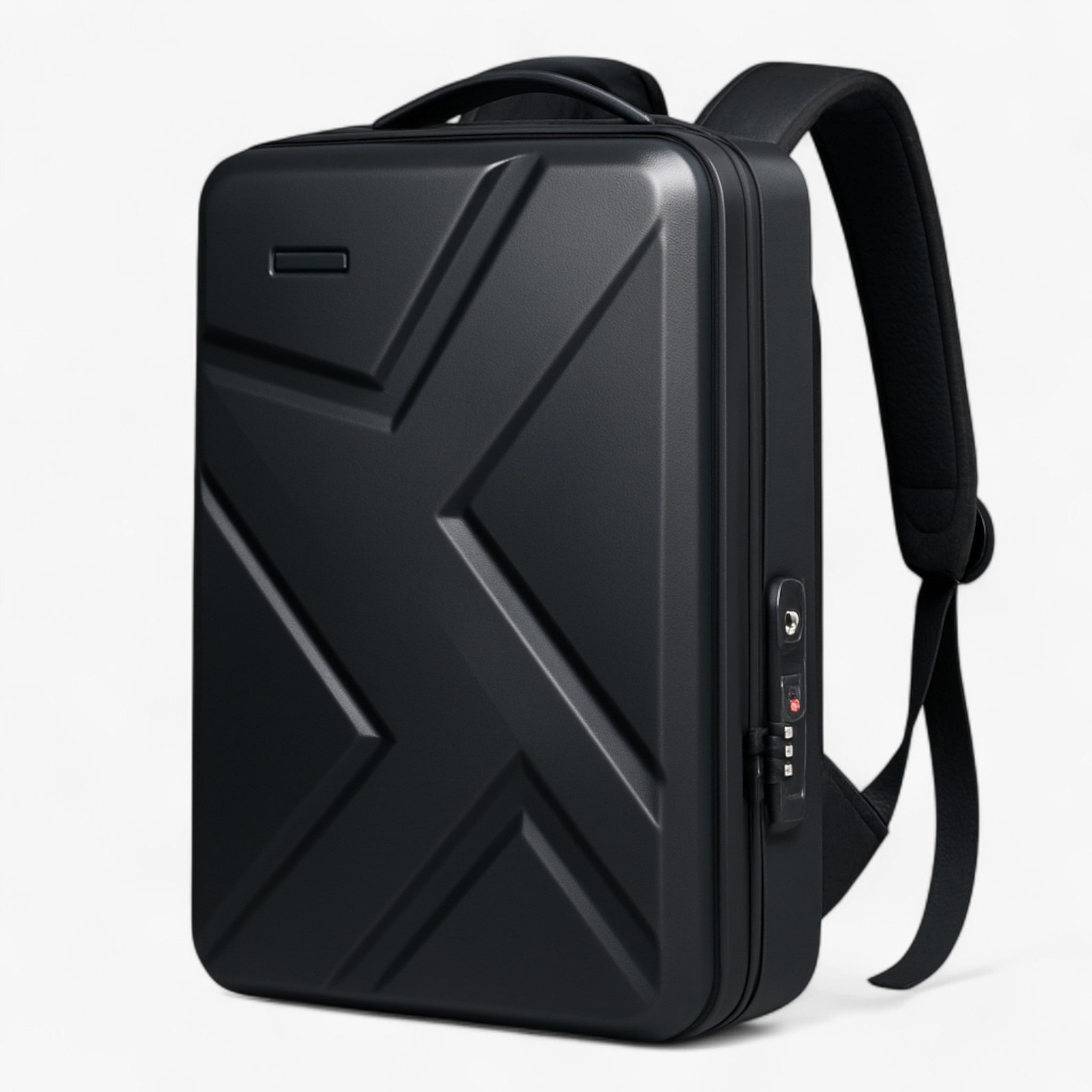 Gabi | Hårdfør multikulør rygsæk med USB-port - Sort - bags - {{ product_tags }