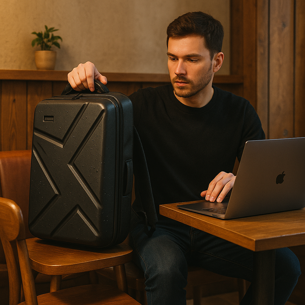 Gabi | Hårdfør multikulør rygsæk med USB-port - - bags - {{ product_tags }