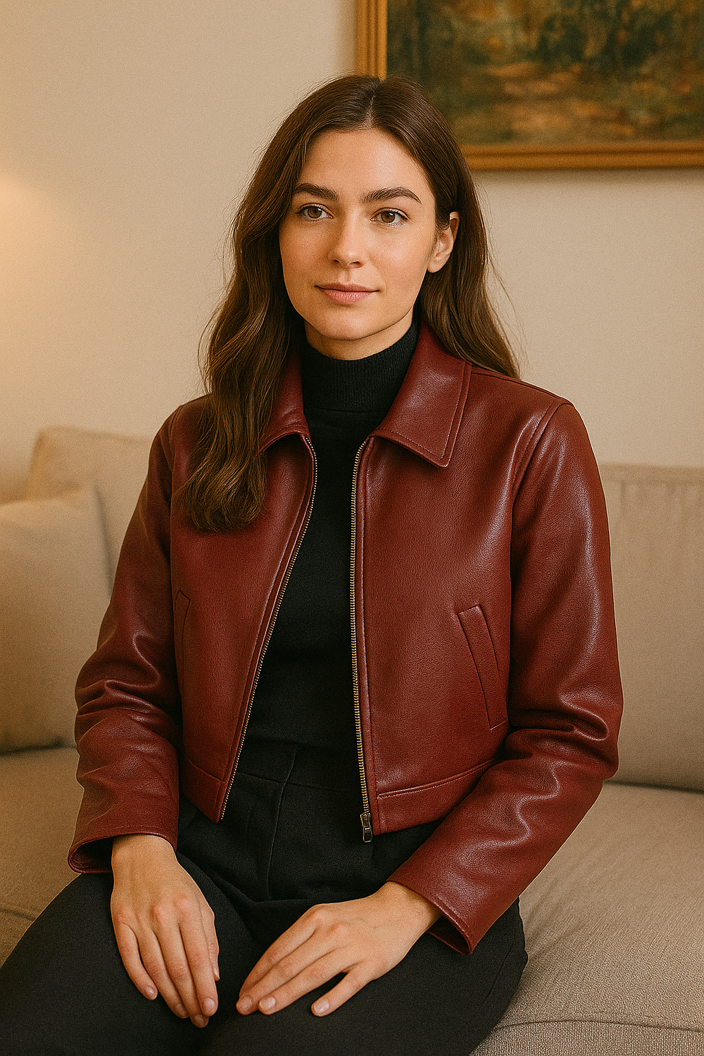 Nina | Læderjakke med urbant og raffineret stil - - women's fashion - {{ product_tags }
