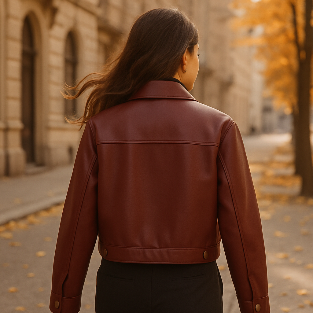 Nina | Læderjakke med urbant og raffineret stil - - women's fashion - {{ product_tags }
