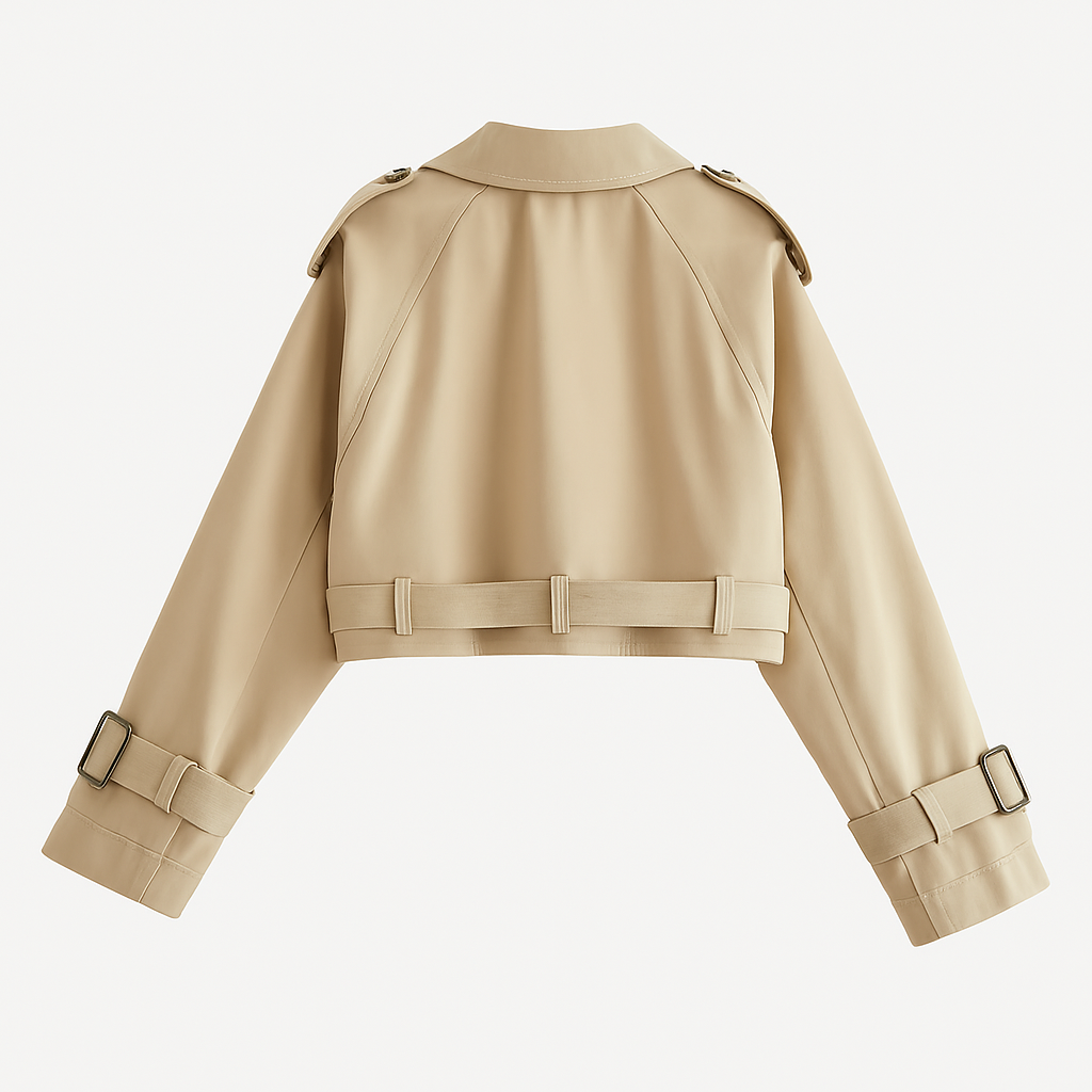 Lelia | Elegant trench coat med bælte - - women's fashion - {{ product_tags }