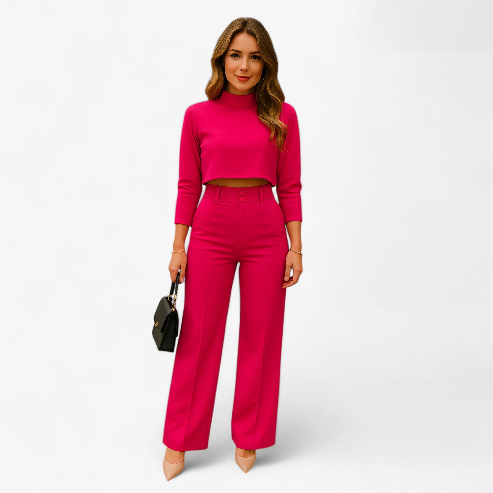 Beth | To-delt Sæt – Stil uden Besvær fra Dag til Nat - Rosa - women's fashion - {{ product_tags }
