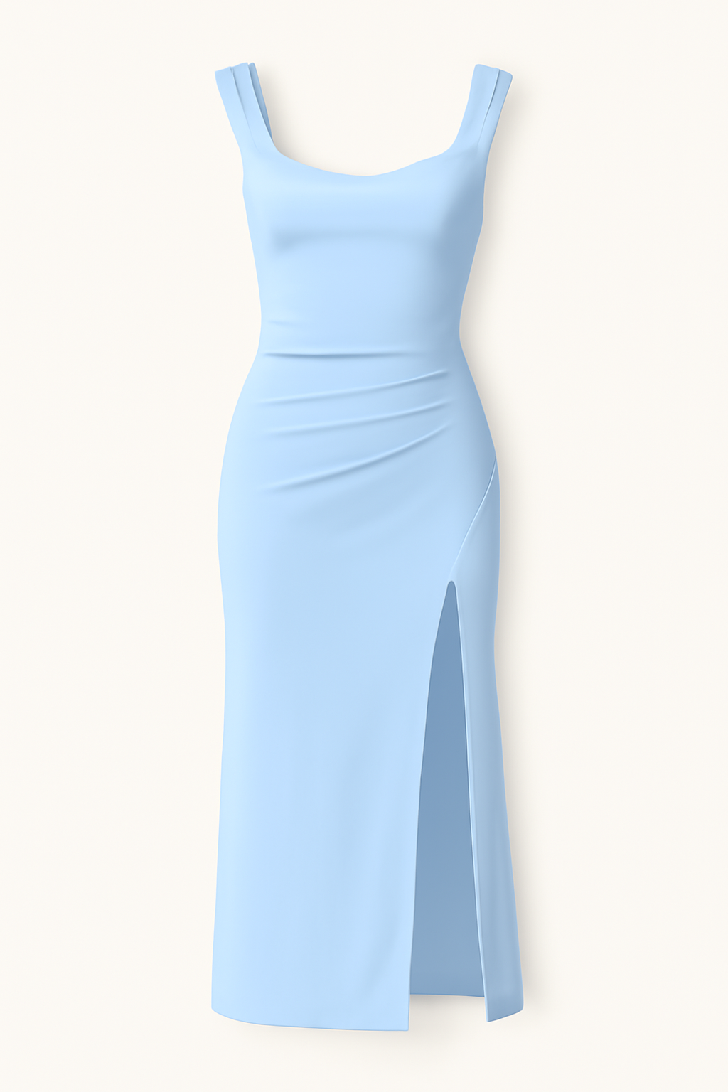 Eva | Sophistikeret design med åben ryg og slids for en enestående elegance - Blå - Eva | Sophistikeret design med åben ryg og slids for en enestående elegance - €25 - {{ product_tags }