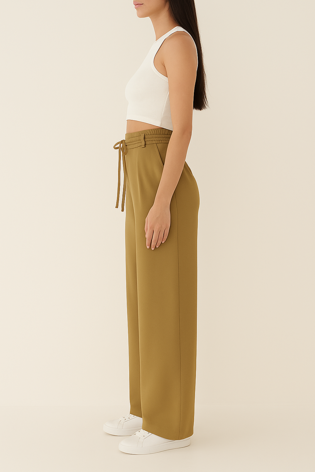 Luna | Palazzo-bukser med høj talje og bindebånd – Elegance og komfort - - women's fashion - {{ product_tags }