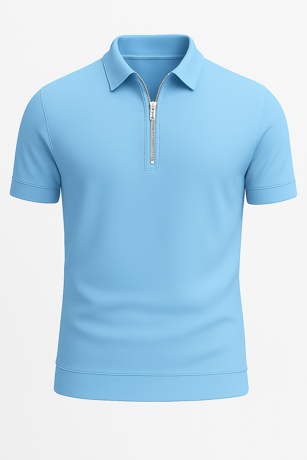 Ruben | Zip Polo – Ren lining og moderne snit - Blå - Ruben | Zip Polo – Ren lining og moderne snit - €25 - {{ product_tags }