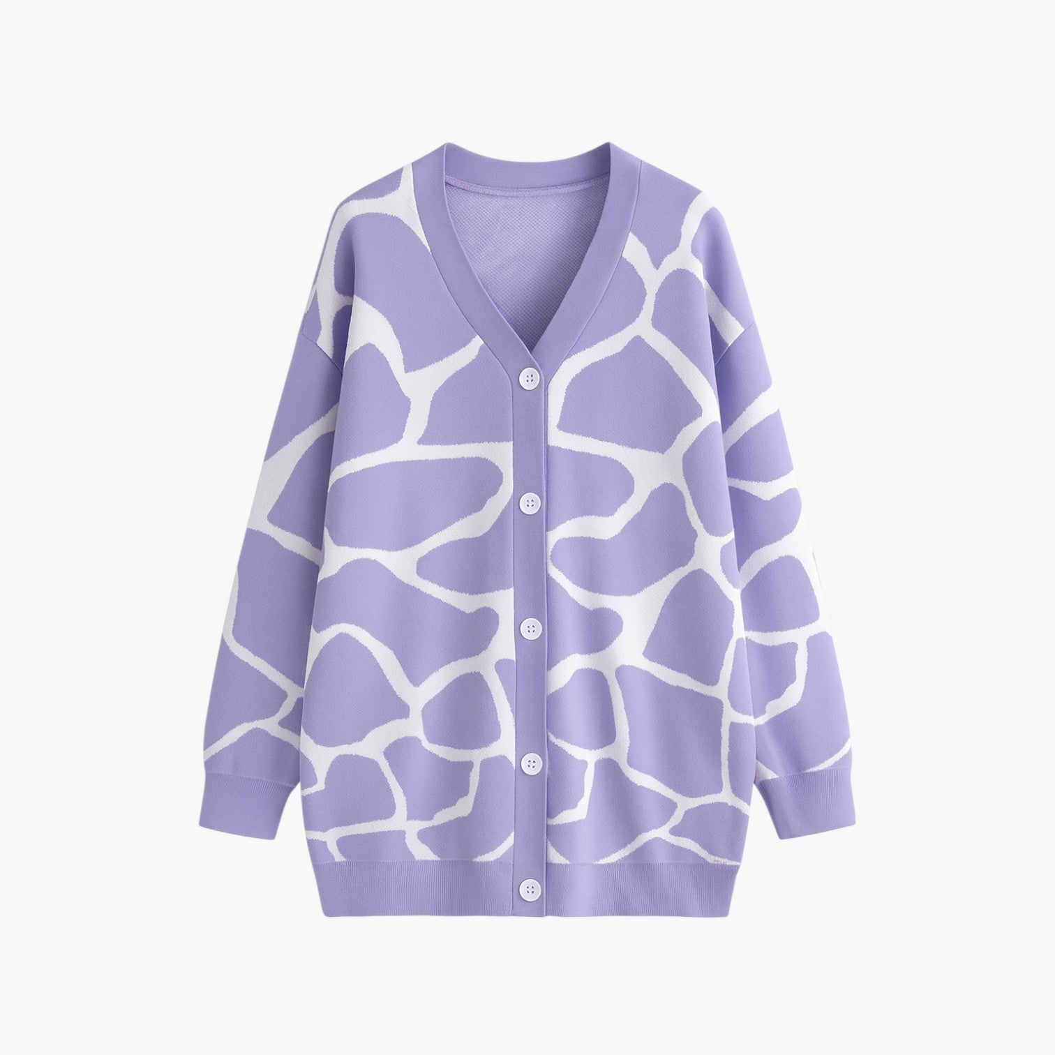 Melanie | Løsstrikket cardigan med Chic – Let elegance til efteråret - Violett - Melanie | Løsstrikket cardigan med Chic – Let elegance til efteråret - €25 - {{ product_tags }