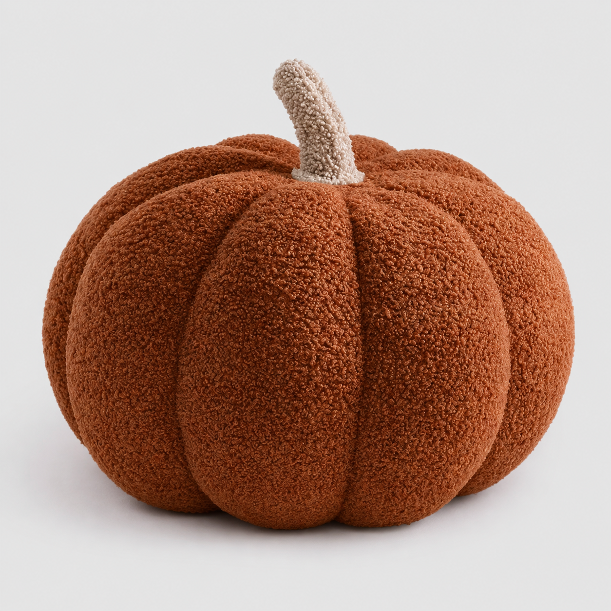 Græskarpude i plys - Hyggelig indretning til efterår og fest - Rustbrun - Gifts – Seasonal – Halloween - {{ product_tags }