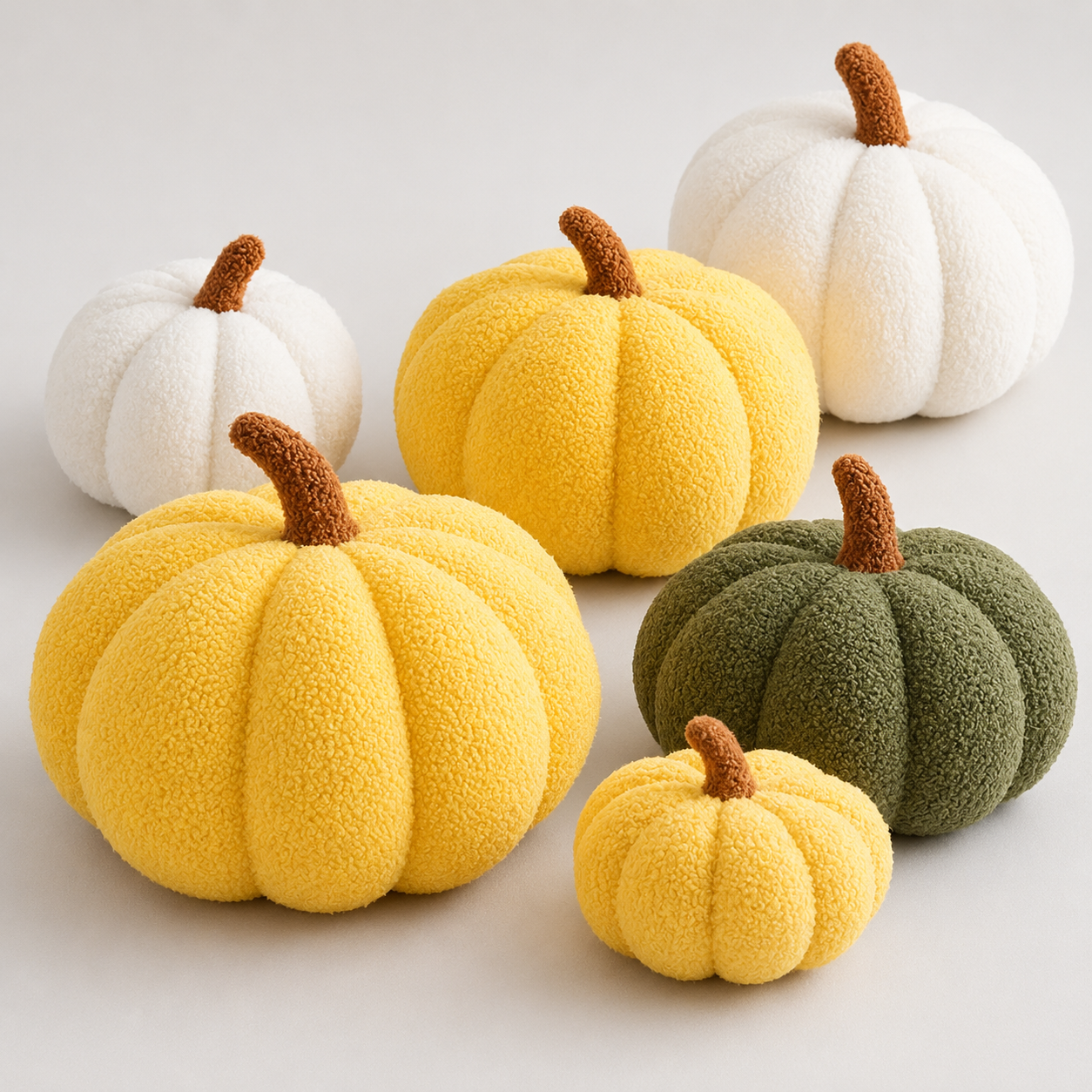 Græskarpude i plys - Hyggelig indretning til efterår og fest - - Gifts – Seasonal – Halloween - {{ product_tags }