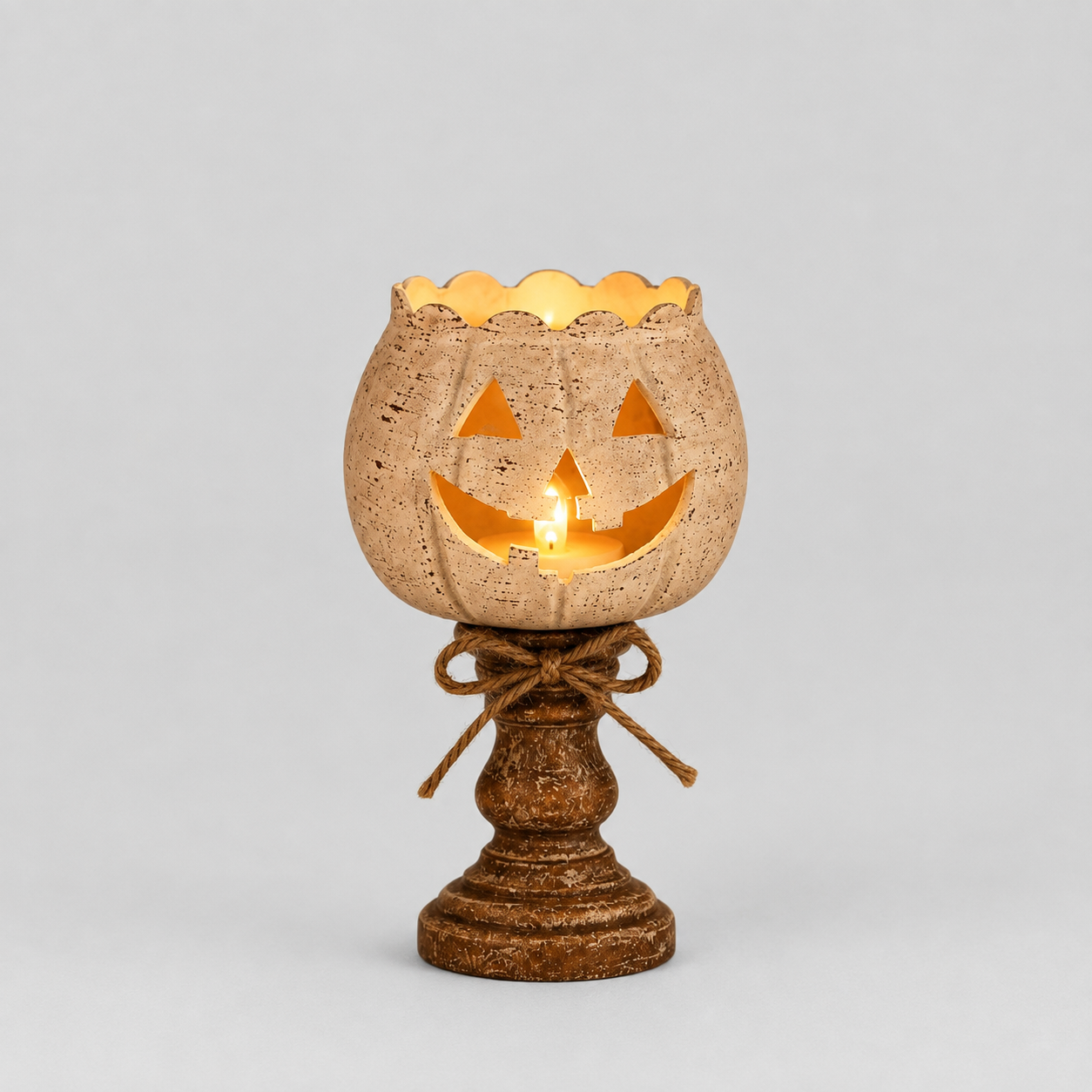 Dekorationsgræskar med LED Lys til Halloween - Flere Størrelser - Lille 12cm - Gifts – Seasonal – Halloween - {{ product_tags }