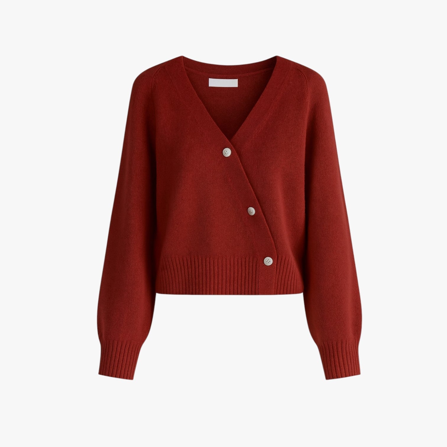 Leah | Uldcardigan i blødt cashmere med nålepinde, oversized elegance til foråret og efteråret - Bourgogne Personliggørbar - Leah | Uldcardigan i blødt cashmere med nålepinde, oversized elegance til foråret og efteråret - €25 - {{ product_tags }