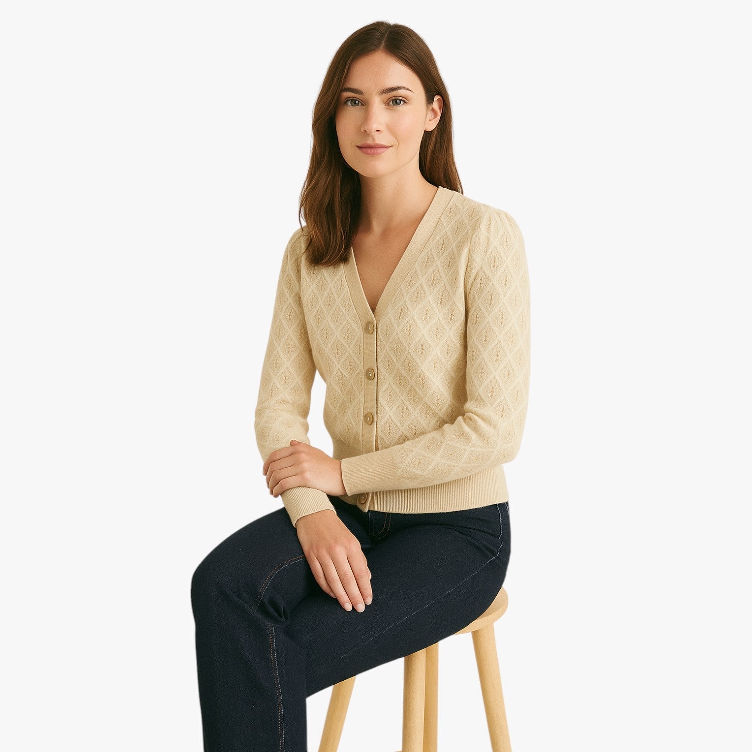 Alora | Kvinder-pailletcardigan: åndbar elegance og afslappet stil - - Alora | Kvinder-pailletcardigan: åndbar elegance og afslappet stil - €25 - {{ product_tags }