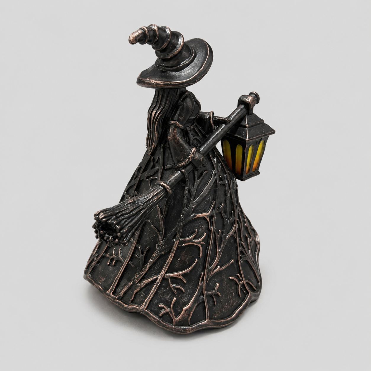 Halloween Heksefigur med Lys - Lanterne og Gotisk Stil USB - - Gifts – Seasonal – Halloween - {{ product_tags }