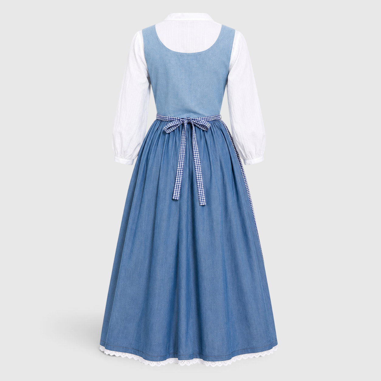 Trachtenkjole til Dame Blå med Lommer, Ideel til Oktoberfest - - Gifts – Seasonal – Oktoberfest - {{ product_tags }