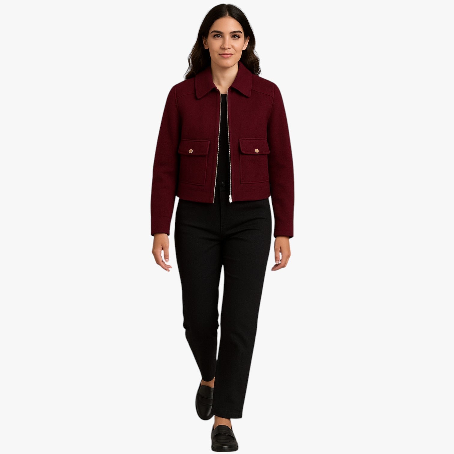Alison | Elegant vinterjakke til vejen: varm, praktisk og med lommer - - Alison | Elegant vinterjakke til vejen: varm, praktisk og med lommer - €25 - {{ product_tags }