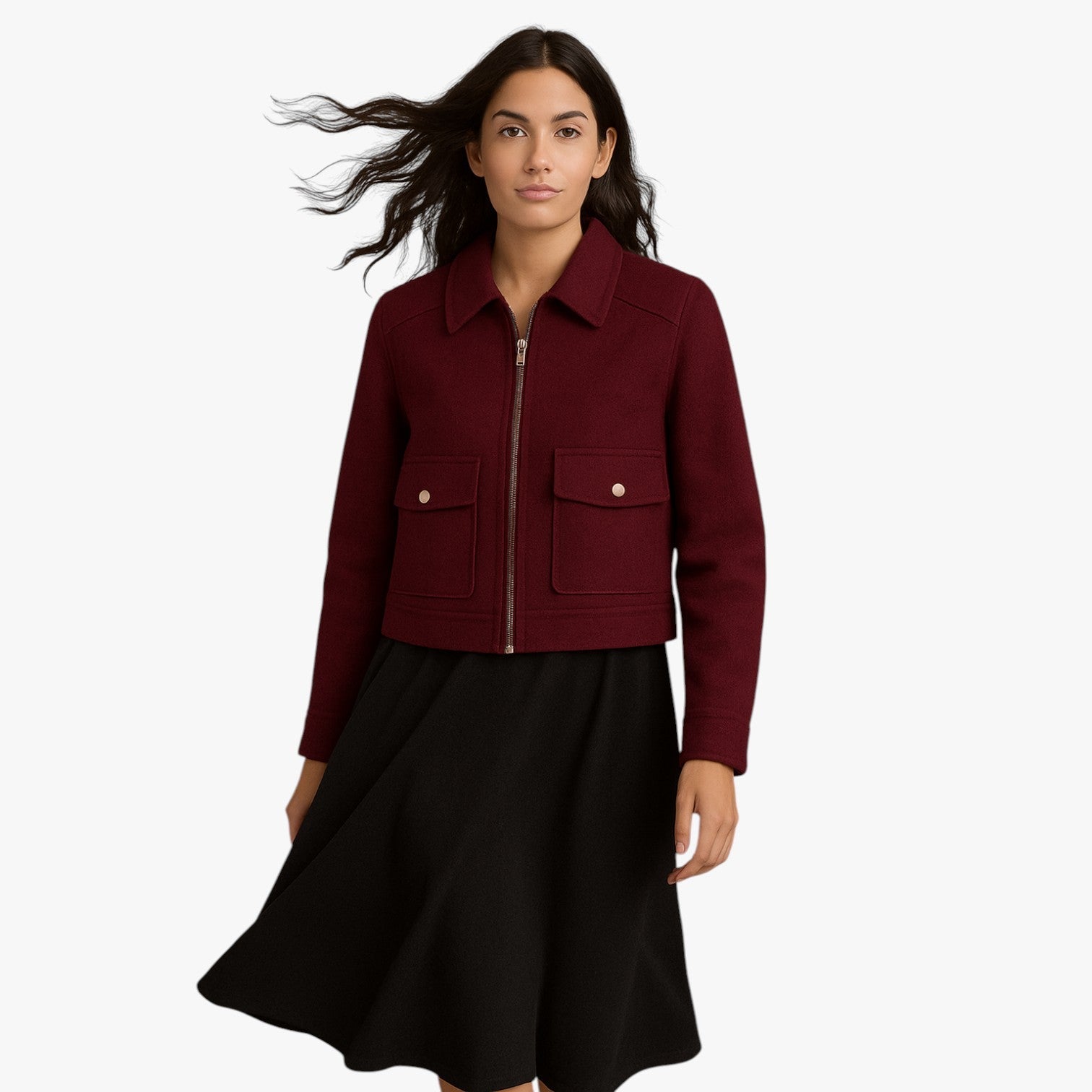Alison | Elegant vinterjakke til vejen: varm, praktisk og med lommer - - Alison | Elegant vinterjakke til vejen: varm, praktisk og med lommer - €25 - {{ product_tags }