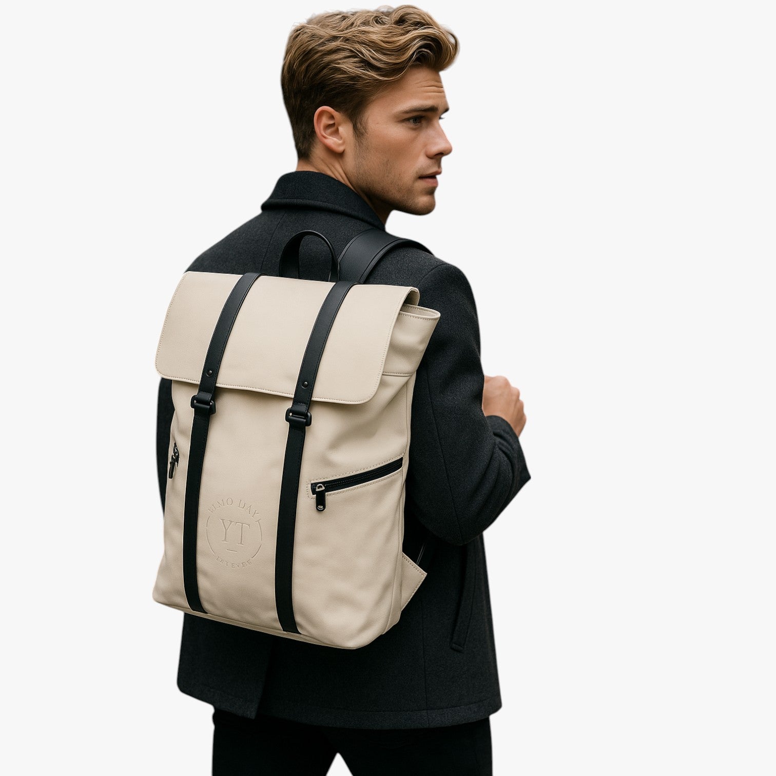 Cedric | Vintage unisex rygsæk – rummelig, vandafvisende, perfekt til bærbar og rejser - - Cedric | Vintage unisex rygsæk – rummelig, vandafvisende, perfekt til bærbar og rejser- €25 - {{ product_tags }