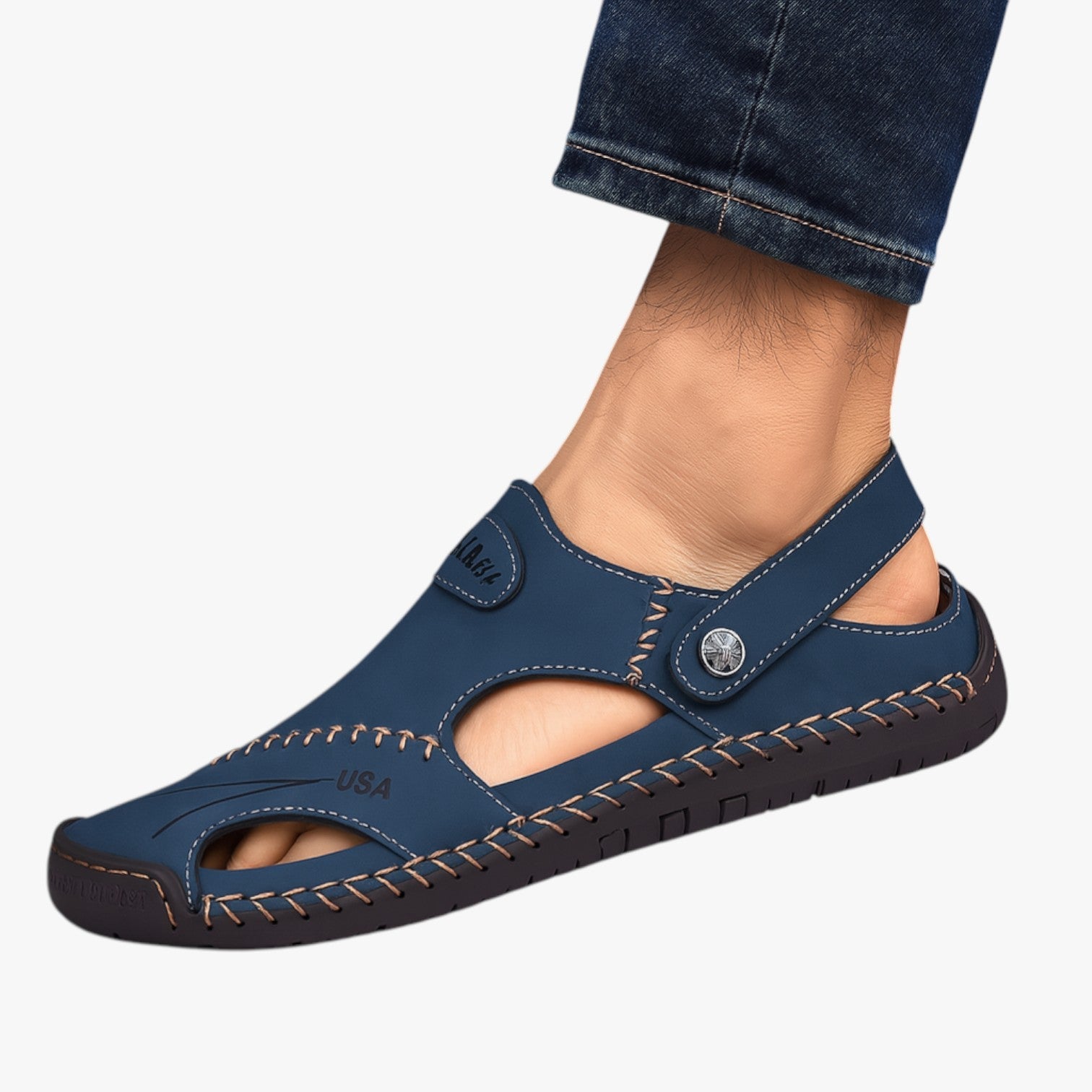 Owen | Herre sommersandaler - Åndbart læder og skridsikker sål for et stilfuldt præg - - Owen | Herre sommersandaler - Åndbart læder og skridsikker sål for et stilfuldt præg- €25 - {{ product_tags }