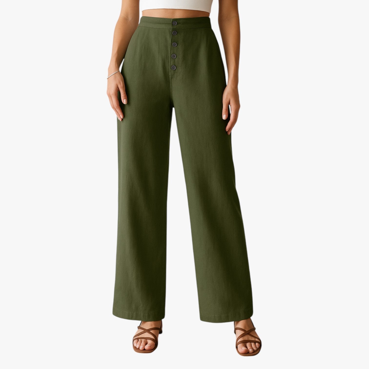 Vannesa | Kvinders sommershorts - Friske, komfortable og krølfri i linned og bomuld - - Vannesa | Sommerbukser til kvinder - Kølige, komfortable og krølfrie i hør og bomuld - €25 - {{ product_tags }