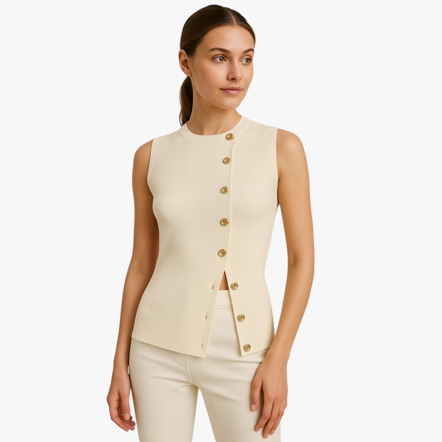 Agnes | Asymmetrisk knapgilet - - Agnes | Asymmetrisk knapgilet - €25 - {{ product_tags }
