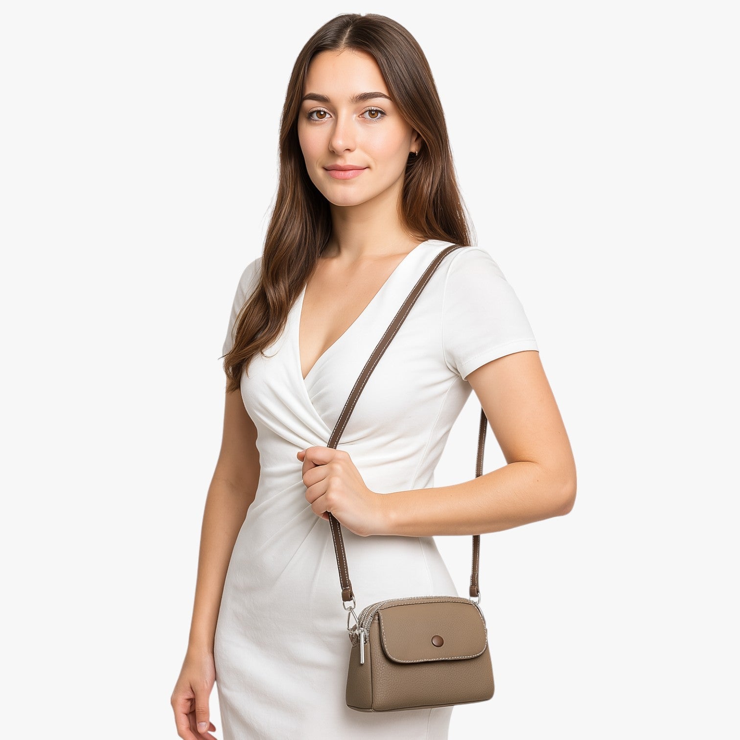 Valeria | Dame skuldertaske rummelig og moderigtig - - Valeria | Dame skuldertaske rummelig og moderigtig - €25 - {{ product_tags }