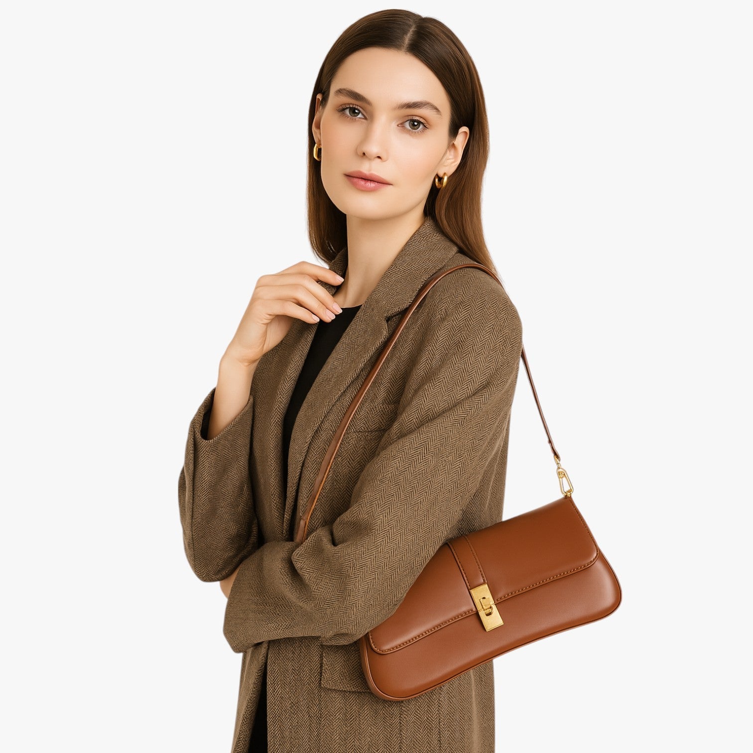 Alaia | Baguette Taske i Ægte Læder af Eksklusiv Kvalitet - - Alaia | Baguette Taske i Ægte Læder af Eksklusiv Kvalitet - €25 - {{ product_tags }