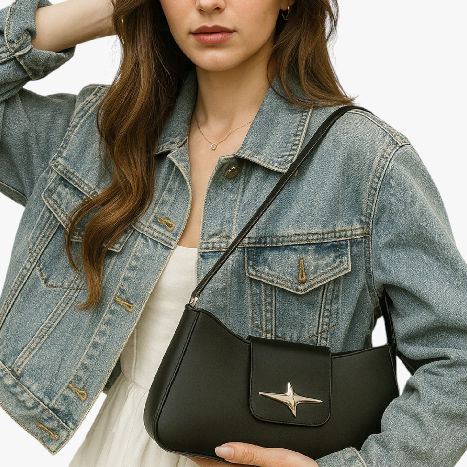 Skylar | MiniClutch Y2K Elegant Vintage Stil til Hverdagen - - Skylar | MiniClutch Y2K Elegant Vintage Stil til Hverdagen - €25 - {{ product_tags }