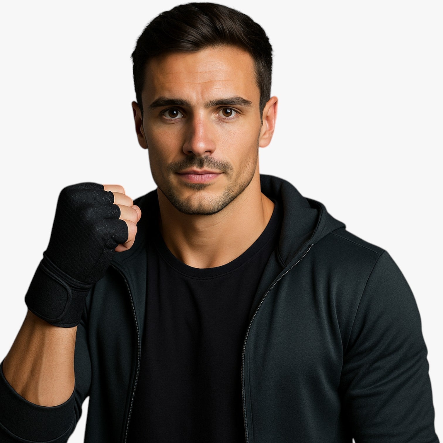 Alvin | Fitnesshandsker med skridsikkert greb og håndledsstøtte - - Alvin | Fitnesshandsker med skridsikkert greb og håndledsstøtte - €25 - {{ product_tags }